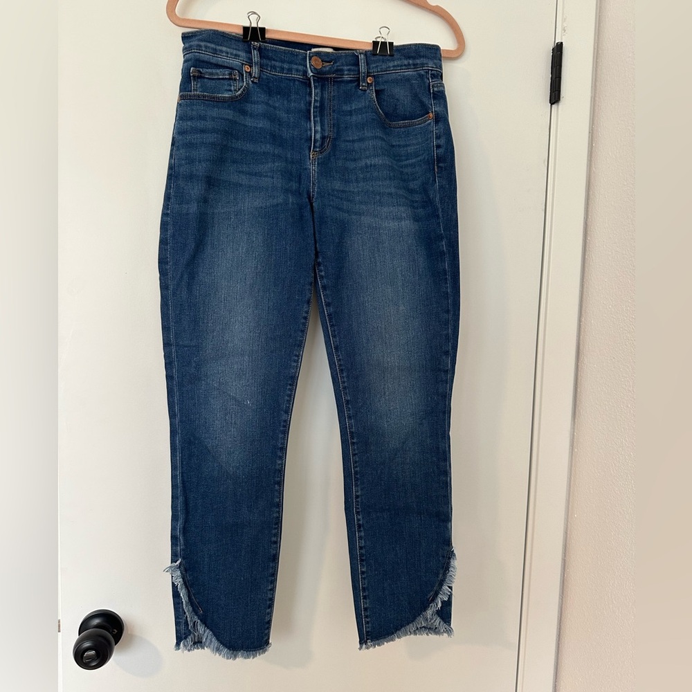 LOFT Dark Blue Ankle Jeans